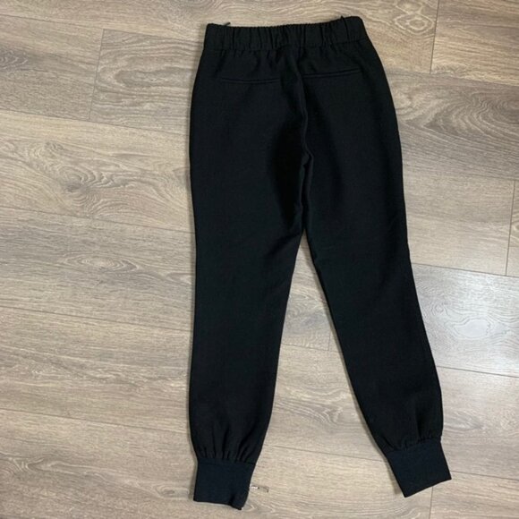 Aritzia Babaton Finch Pants Trouser Jogger Cuff Skinny Leg Zipper Ankle black XS - Picture 13 of 14